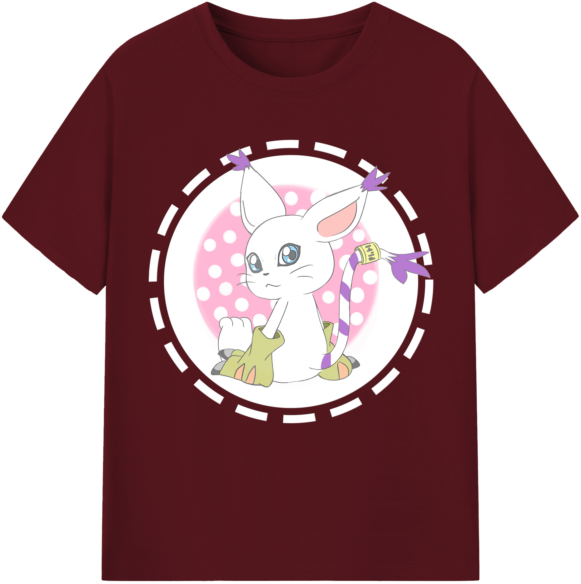 （画像用） Digimon デジタルモンスター/デジモン 綿100％半袖Tシャツ（フロントプリント）